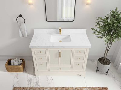Alys 48 in. W x 22 in. D Single Sink Bathroom Vanity - Willow Bath and Vanity