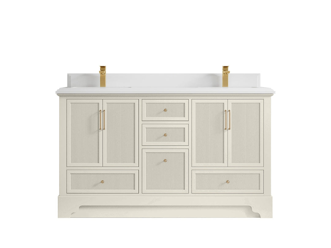 Alys 60 in. W x 22 in. D Double Sink Bathroom Vanity - Willow Bath and Vanity