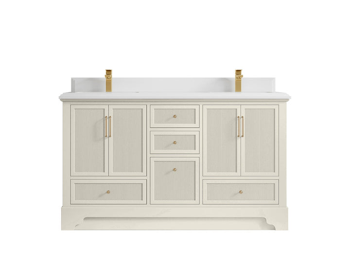 Alys 60 in. W x 22 in. D Double Sink Bathroom Vanity - photo 30