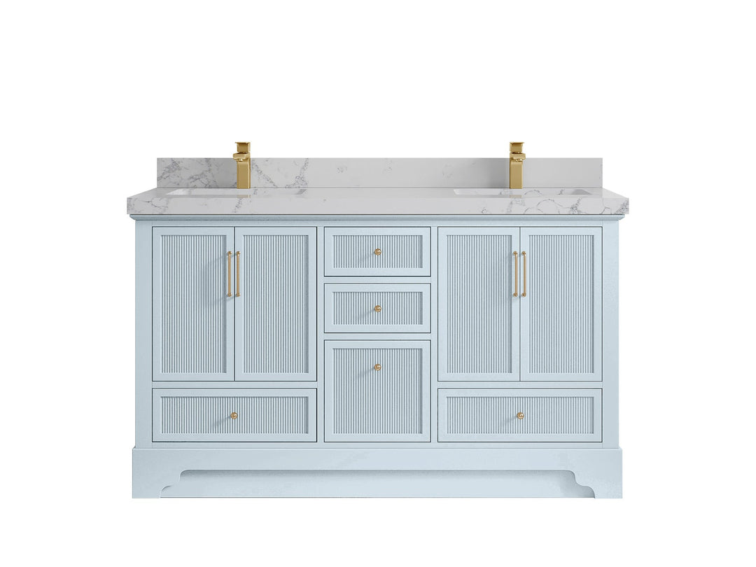 Alys 60 in. W x 22 in. D Double Sink Bathroom Vanity - Willow Bath and Vanity