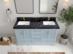 Alys 60 in. W x 22 in. D Double Sink Bathroom Vanity - photo 11