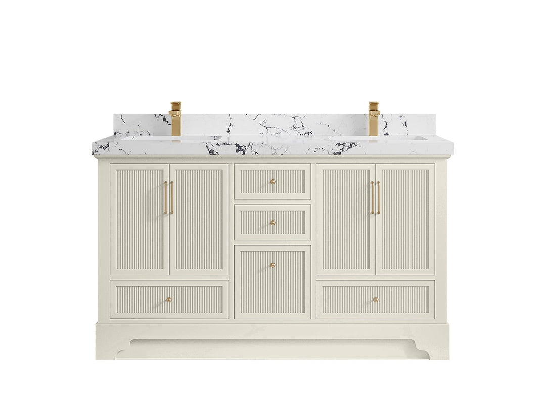 Alys 60 in. W x 22 in. D Double Sink Bathroom Vanity - Willow Bath and Vanity