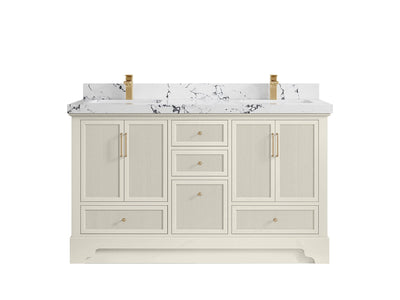 Alys 60 in. W x 22 in. D Double Sink Bathroom Vanity - Willow Bath and Vanity