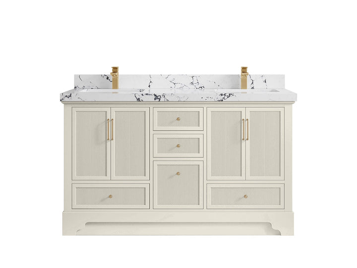 Alys 60 in. W x 22 in. D Double Sink Bathroom Vanity - photo 40