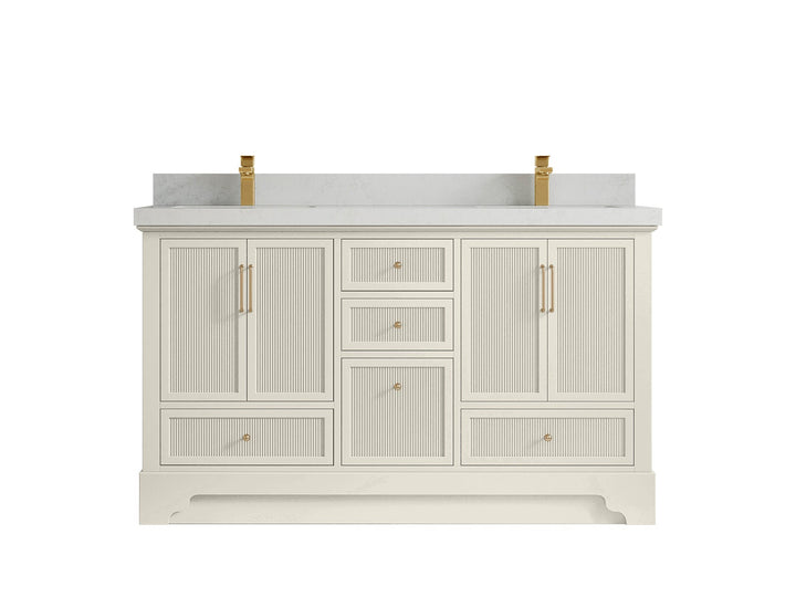 Alys 60 in. W x 22 in. D Double Sink Bathroom Vanity - photo 10