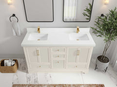 Alys 60 in. W x 22 in. D Double Sink Bathroom Vanity - photo 43