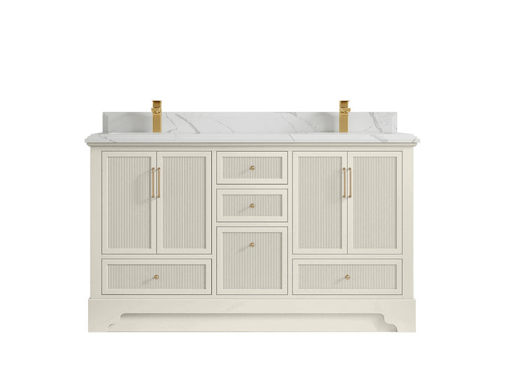 Alys 60 in. W x 22 in. D Double Sink Bathroom Vanity - photo 26