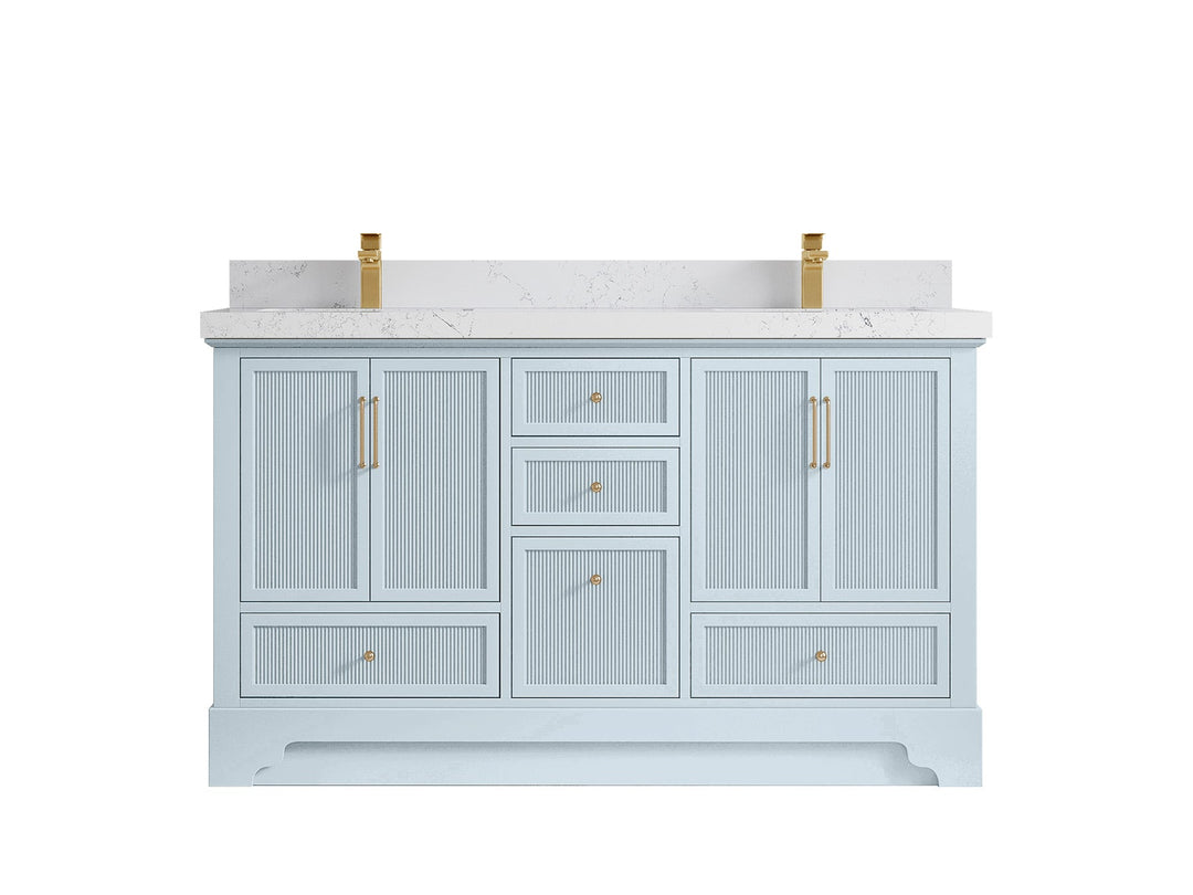 Alys 60 in. W x 22 in. D Double Sink Bathroom Vanity - Willow Bath and Vanity