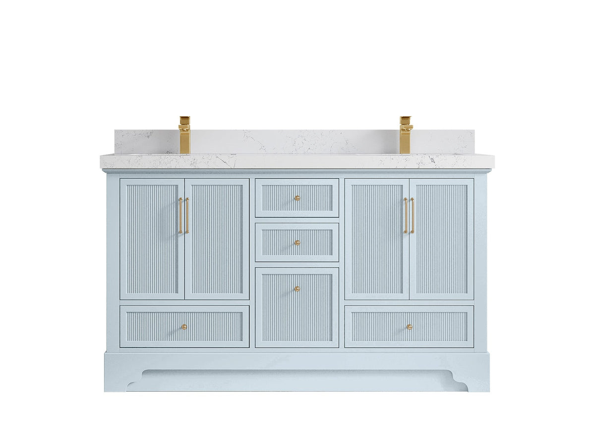 Alys 60 in. W x 22 in. D Double Sink Bathroom Vanity - Willow Bath and Vanity