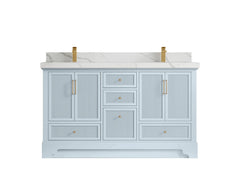 Alys 60 in. W x 22 in. D Double Sink Bathroom Vanity - photo 16