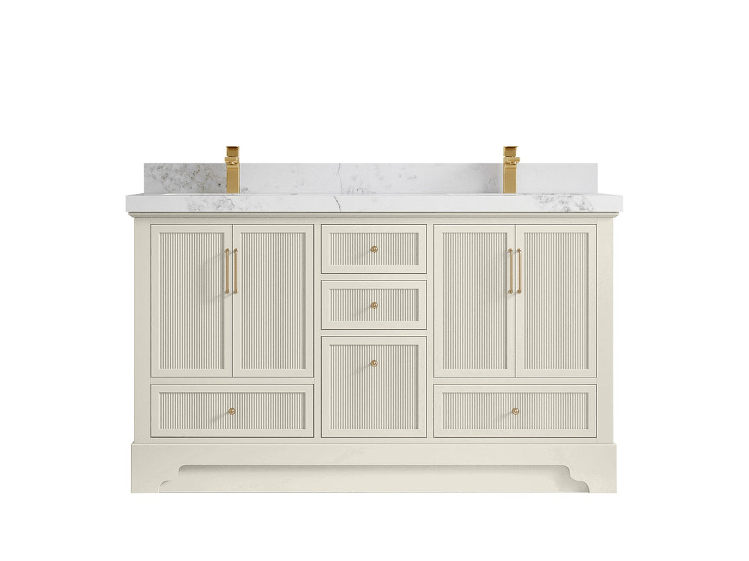Alys 60 in. W x 22 in. D Double Sink Bathroom Vanity - Willow Bath and Vanity