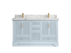 Alys 60 in. W x 22 in. D Double Sink Bathroom Vanity - photo 36