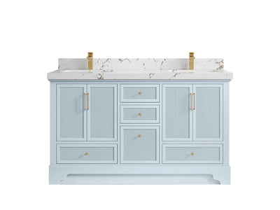 Alys 60 in. W x 22 in. D Double Sink Bathroom Vanity - Willow Bath and Vanity