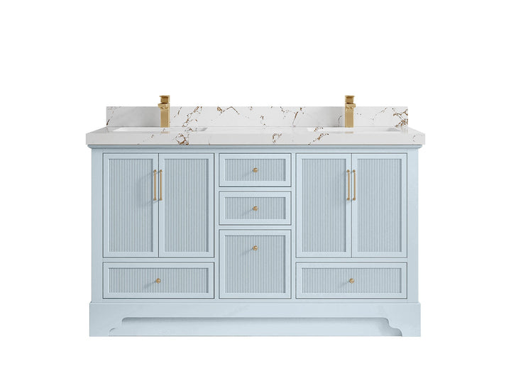 Alys 60 in. W x 22 in. D Double Sink Bathroom Vanity - photo 36