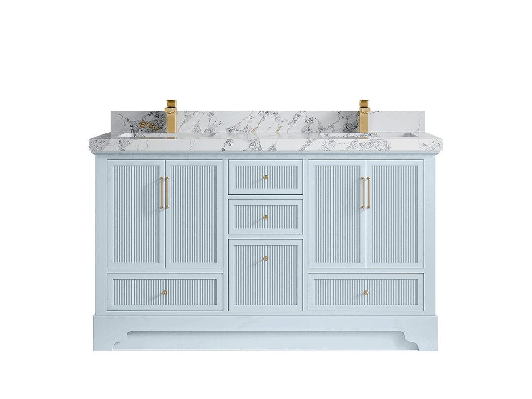 Alys 60 in. W x 22 in. D Double Sink Bathroom Vanity - Willow Bath and Vanity