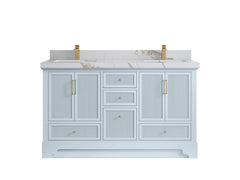 Alys 60 in. W x 22 in. D Double Sink Bathroom Vanity - photo 14
