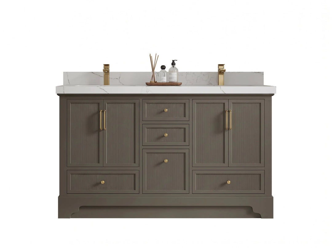 Bathroom Vanities - Double Sink - Bathroom Vanity size 60 - 69 IN - Birch Wood - photo 8