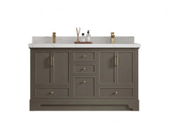 Alys 60 in. W x 22 in. D Double Sink Bathroom Vanity - photo 1