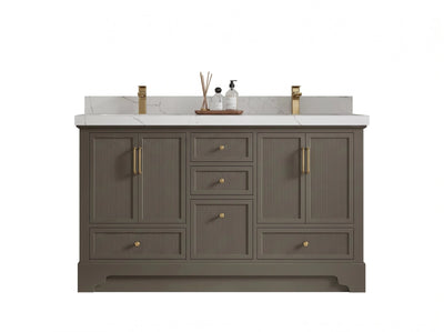 Alys 60 in. W x 22 in. D Double Sink Bathroom Vanity - Willow Bath and Vanity
