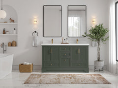 Alys 60 in. W x 22 in. D Double Sink Bathroom Vanity - photo 4