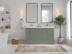 Alys 60 in. W x 22 in. D Double Sink Bathroom Vanity - photo 4