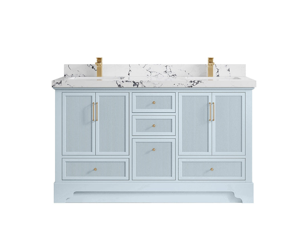 Alys 60 in. W x 22 in. D Double Sink Bathroom Vanity - Willow Bath and Vanity
