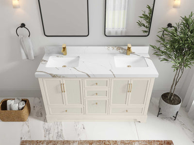 Alys 60 in. W x 22 in. D Double Sink Bathroom Vanity - Willow Bath and Vanity