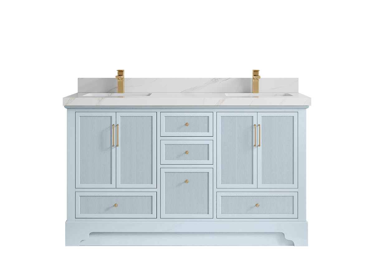 Alys 60 in. W x 22 in. D Double Sink Bathroom Vanity - Willow Bath and Vanity