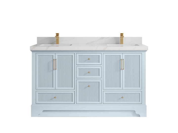 Alys 60 in. W x 22 in. D Double Sink Bathroom Vanity - photo 22