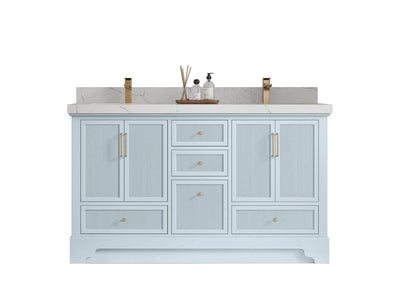 Alys 60 in. W x 22 in. D Double Sink Bathroom Vanity - Willow Bath and Vanity