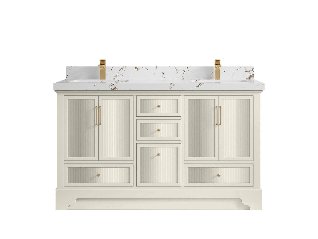 Alys 60 in. W x 22 in. D Double Sink Bathroom Vanity - Willow Bath and Vanity