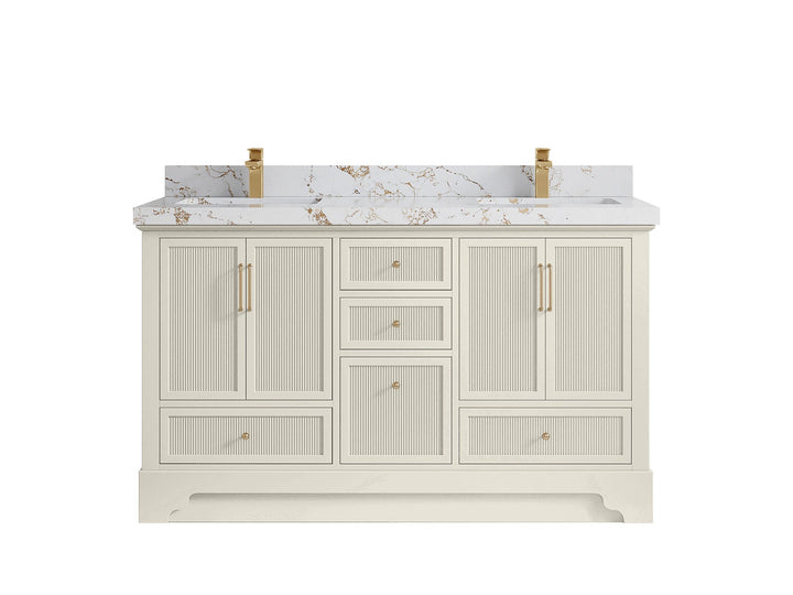 Alys 60 in. W x 22 in. D Double Sink Bathroom Vanity - photo 38