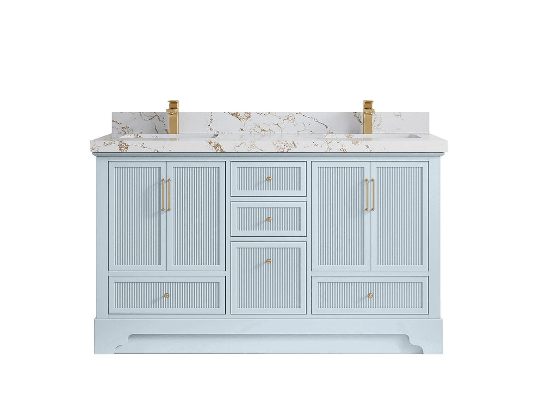 Alys 60 in. W x 22 in. D Double Sink Bathroom Vanity - Willow Bath and Vanity