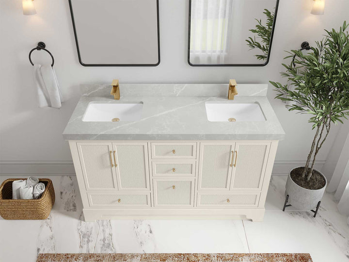 Alys 60 in. W x 22 in. D Double Sink Bathroom Vanity - photo 17