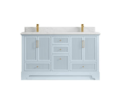 Alys 60 in. W x 22 in. D Double Sink Bathroom Vanity - photo 26