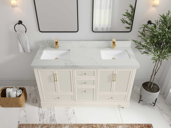 Alys 60 in. W x 22 in. D Double Sink Bathroom Vanity - photo 19