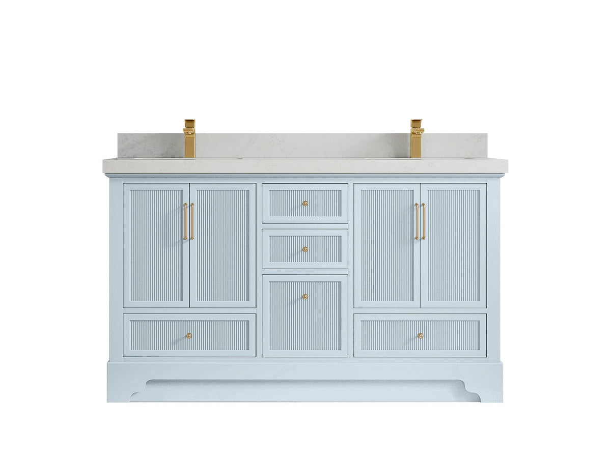 Alys 60 in. W x 22 in. D Double Sink Bathroom Vanity - Willow Bath and Vanity