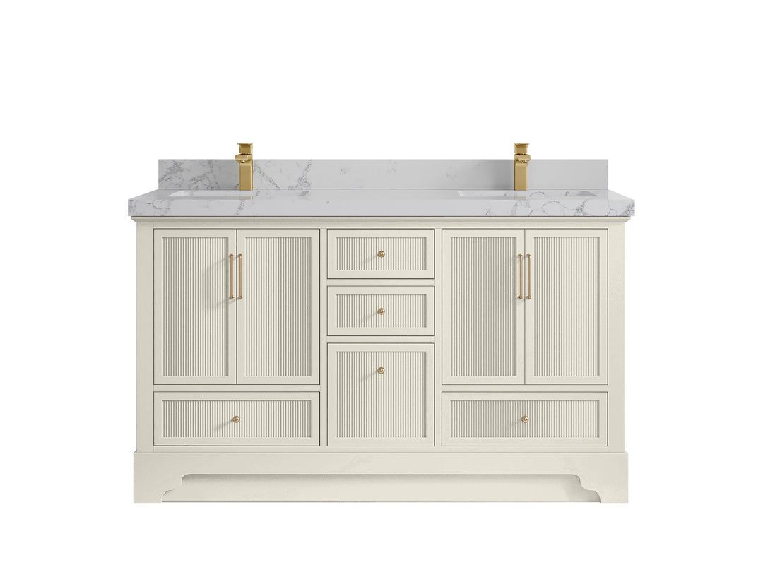 Alys 60 in. W x 22 in. D Double Sink Bathroom Vanity - Willow Bath and Vanity