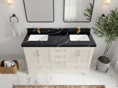 Alys 60 in. W x 22 in. D Double Sink Bathroom Vanity - Willow Bath and Vanity