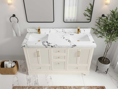 Alys 60 in. W x 22 in. D Double Sink Bathroom Vanity - Willow Bath and Vanity