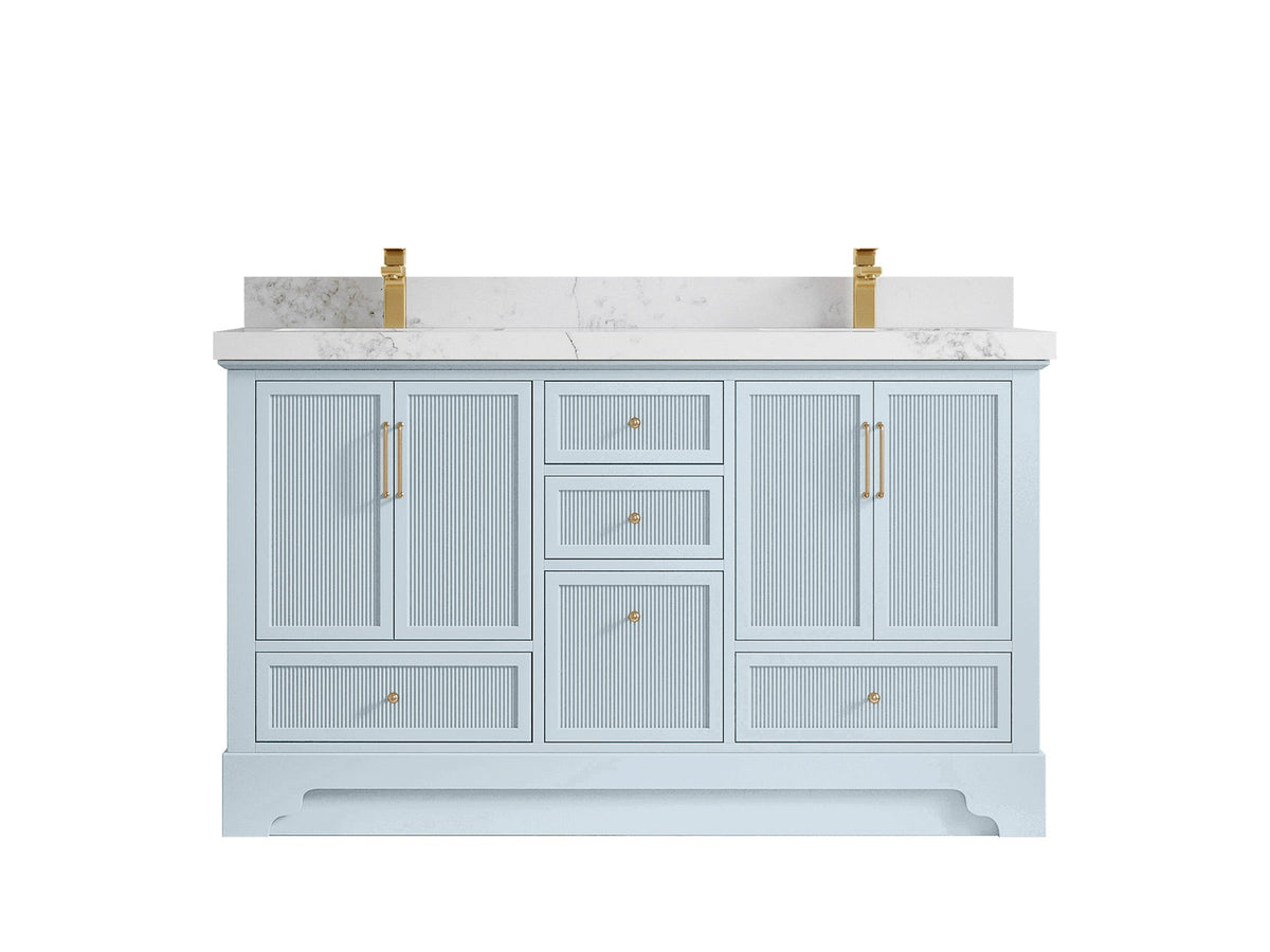 Alys 60 in. W x 22 in. D Double Sink Bathroom Vanity - Willow Bath and Vanity