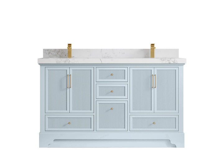 Alys 60 in. W x 22 in. D Double Sink Bathroom Vanity - photo 18