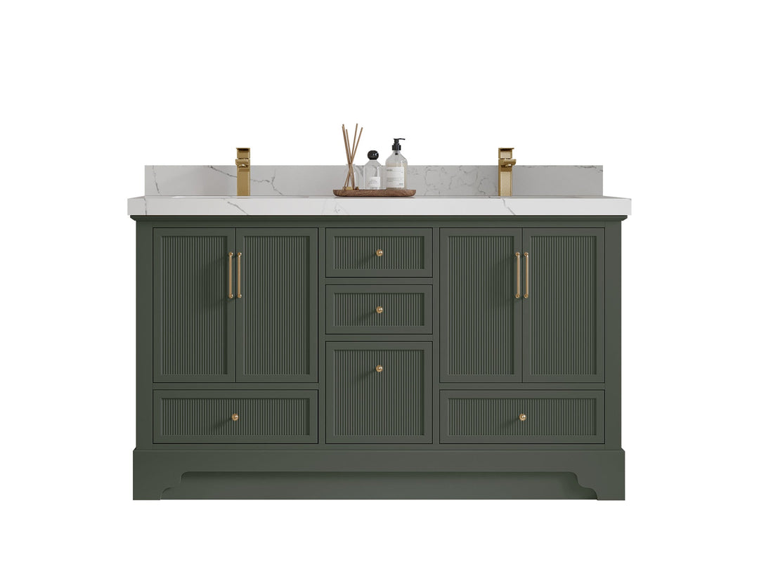 Alys 60 in. W x 22 in. D Double Sink Bathroom Vanity - Willow Bath and Vanity