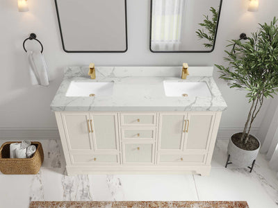 Alys 60 in. W x 22 in. D Double Sink Bathroom Vanity - Willow Bath and Vanity