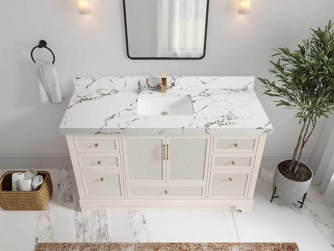 Alys 60 in. W x 22 in. D Single Sink Bathroom Vanity - Willow Bath and Vanity