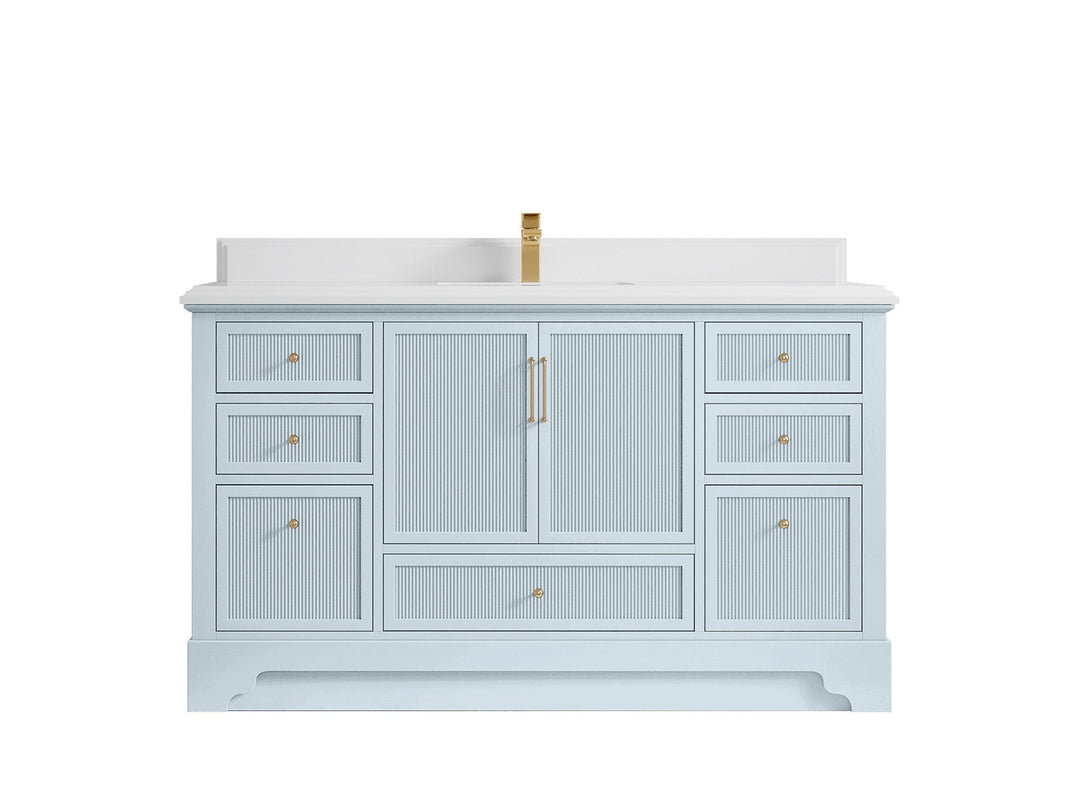 Alys 60 in. W x 22 in. D Single Sink Bathroom Vanity - Willow Bath and Vanity