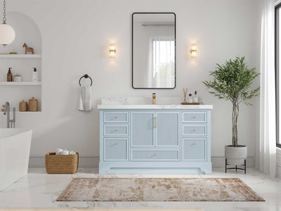 Alys 60 in. W x 22 in. D Single Sink Bathroom Vanity - Willow Bath and Vanity