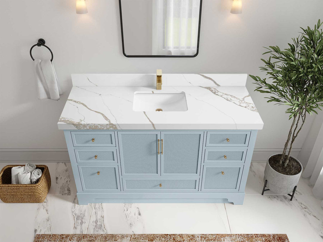 Alys 60 in. W x 22 in. D Single Sink Bathroom Vanity - Willow Bath and Vanity