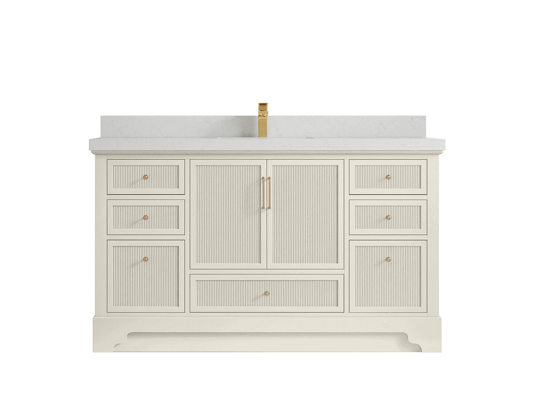 Alys 60 in. W x 22 in. D Single Sink Bathroom Vanity - Willow Bath and Vanity