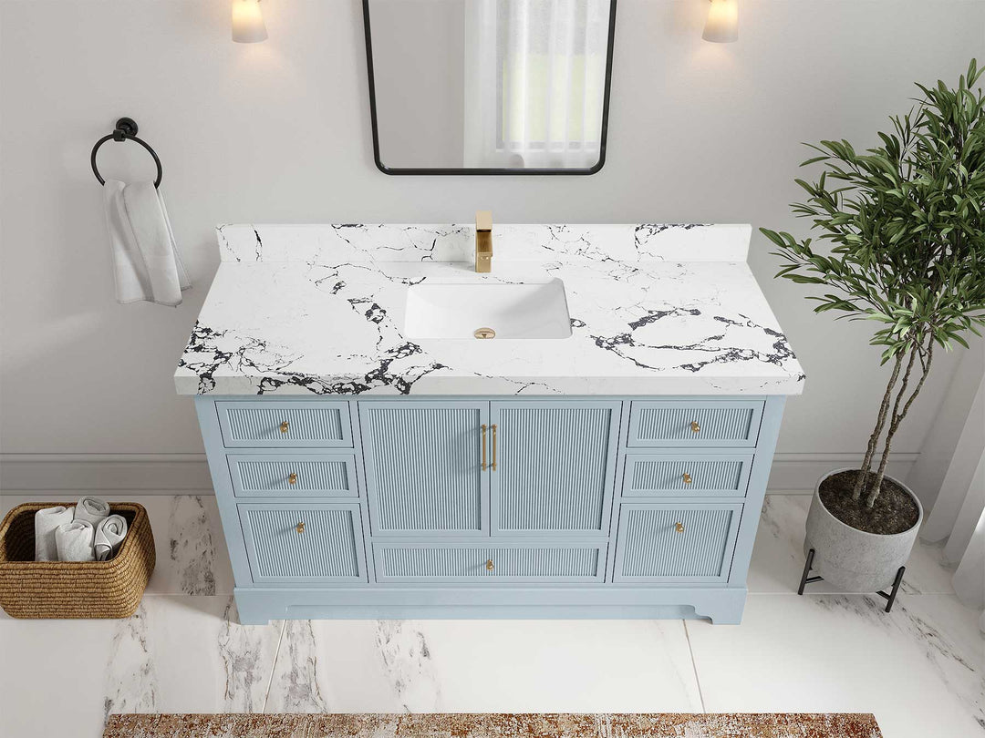 Alys 60 in. W x 22 in. D Single Sink Bathroom Vanity - Willow Bath and Vanity